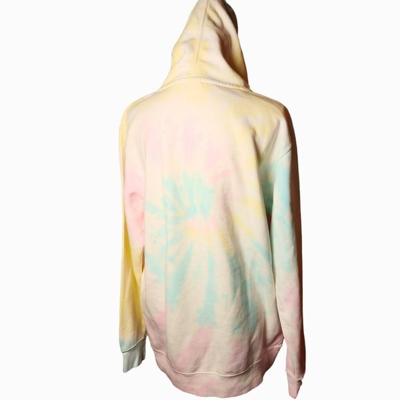 TIK-TOK Independent Trading Co. Pastel Tie-Dyed Midweight Hooded Sweatshirt XL - Picture 7 of 9